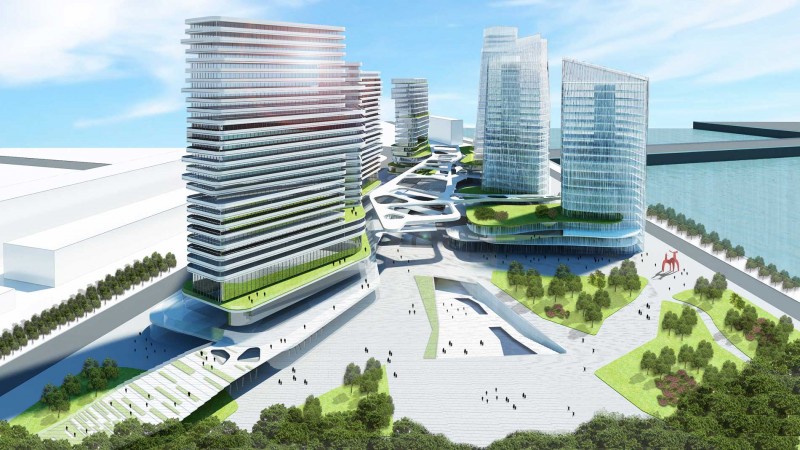 AE SEISMIC Propuesta Ling Chuan--Proyecto Masterplan. Guilin, China. Año 2012